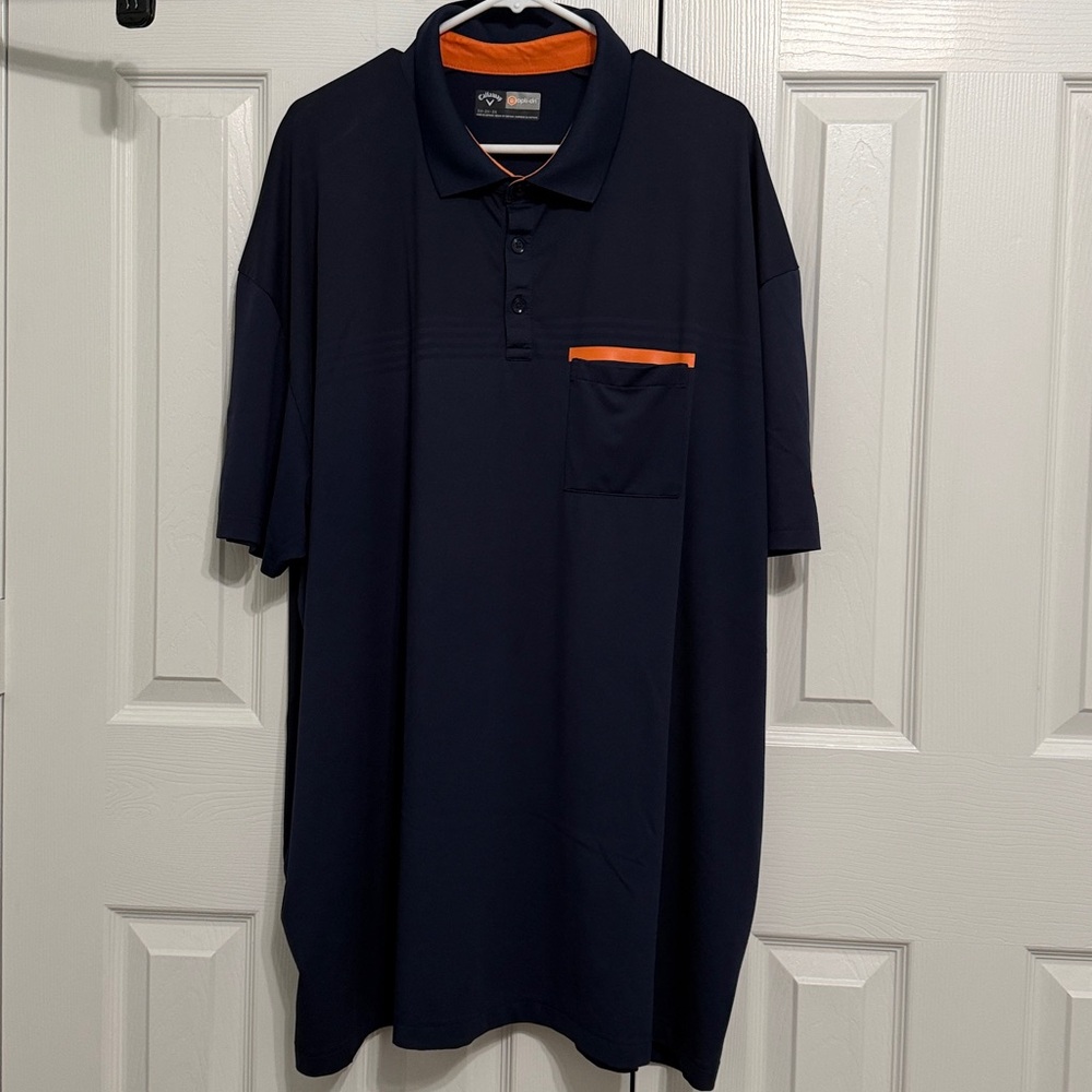 Callaway Navy Polo with Orange Trim 3X